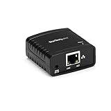StarTech.com 10/100Mbit/s Ethernet auf USB 2.0 Netzwerk Printserver - Windows 10 - LPR - LAN USB Druckserver Adapter (PM1115U2)