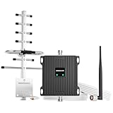 ORBOCOM Handy-Signalverstärker Unterstützt die Frequenzbänder 1 und 8 Für 4G/3G LTE-Mobilfunk-Signalverstärker|Hohe Verstärkung im Freien Yagi-Antenne