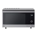 LG Electronics NeoChef MJ 3965 ACS Hybrid-Heißluftofen / 4-in-1: Dampfgarer, Grill, Ofen, Mikrowelle, Silber