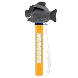 Pool Thermometer Schwimmend,Leicht Ablesbar Wasser Temperatur Thermometer,Schwimmbadthermometer,mit String Bruchfest,Geeignet für Swimmingpool,Tubs (Haie-Grau)