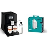 Krups Intuition Preference Kaffeevollautomat mit Milchschlauch & Siemens BRITA Intenza Wasserfilter TZ70033A,verringert den Kalkgehalt des Wassers