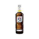 Pernod Pastis 51 – Edler Kräuterlikör mit aromatischem Anis-Geschmack und auserlesenen Kräutern – Spirituose mit universeller Mixbarkeit – 1 x 0,7 l