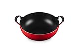 Le Creuset Balti Dish aus Gusseisen, 24 cm, 2,7 Liter, Kirschrot, 20142240600460