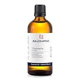 Naissance Citronella Ätherisches Öl (Nr. 182) - 100ml - 100% Naturreines Citronellaöl für Naturkosmetik, Aromatherapie