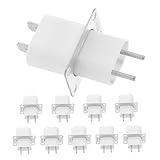 SHINEOFI 10 Stück Teiliges Mikrowellen Magnetronstecker mit Durchgangs Kondensatoradapter Leicht Austauschbar und Einsetzbar für Mikrowellenreparaturen
