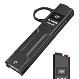 klarus FlatTac X1 Uitra Slim Tactical Taschenlampe, 4200 Lumen, kompakte Taschenlampe mit Doppelschalter, IPX6 wasserdicht,perfekt für den Einsatz im Freien, im Dienst und im Notfall X1K