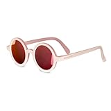 Suavinex, Sonnenbrille für Babys 0-12 Monate, Neugeborene, Polarisiert, mit UV 400 Filter, 100 Prozent UVA- und UVB-Schutz, mit Schutzhülle, sehr Flexibel und Leicht, Runde Form, Pink