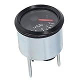 Denash Genauige Ölpresse -Messmesser mit LED -Hintergrundbeleuchtung 52 mm Aluminiumlegierung für Motorschutzauto Enthusiasten (24 V (350–040-016))