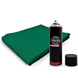 Winsport Billardtuch Arizona grün inkl. Sprühkleber Set, Coupon 350x150cm für Spielfläche bis 8ft. inkl. Banden, hochwertiges, langlebiges und laufschnelles Billardtisch Filz,