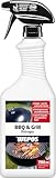 Wepos BBQ & Grill Reiniger 750ml | Haftgel – auch für senkrechte Flächen geeignet | löst mühelos | auch für Gasgrills und gusseiserne Roste geeignet
