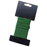 2,5 mm grüne Pflanzenbinder – 10 m weicher Gartendraht, dicker Bindedraht zum Binden von Kletterrosen und Stützpflanzen, langlebiges und flexibles Gartenzubehör