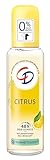 CD BIO Deo Zerstäuber 'Citrus', 75 ml, Pumpzerstäuber ohne Aluminiumsalze, langanhaltender Schutz für 24 h, veganes Hautpflegeprodukt, für empfindliche Haut geeignet