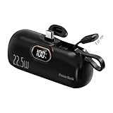 Portable Charger, PD 22.5W 5000mAh MINI TYP C POWERS BANK - POWERS BANKEN MIT EINEM EINGEBAUTEN KABEL FÜR SERIE UND AM MEISTEN Electronic