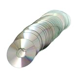 Operitacx 50 Stück DIY Cd Discs Handgemachte Dekoration für Kreative Bastelprojekte Doppelseitige Reflektierende Ornamente für Zuhause Material für Erwachsene