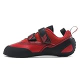 Kletterschuhe für Männer und Frauen,rutschfeste und atmungsaktive Kletterschuhe,IndoorKletterschuhe Leichte Boulderschuhe mit Doppelriemenverschluss -Für Jugend Erwachsene Anfänger,Größe 30-45
