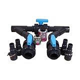 LionFlex Bypass Set Basic Deluxe 45° | Pool Schwimmbad Wärmepumpe Poolheizung Solaranlage | Präzise Regulierung des Wasserdurchflusses | Effiziente Pool-Optimierung