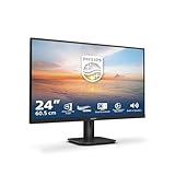 Philips 24E1N1200A – 24 Zoll Full HD Monitor, 120 Hz, Adaptive Sync., Lautsprecher (1920x1080, 1x D-Sub, 1x HDMI 1.4, 1x DisplayPort 1.2) schwarz