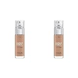 L'Oréal Paris Make up, Flüssige Foundation mit Hyaluron und Aloe Vera, Perfect Match Make-Up, Nr. 5.D/5.W Golden Sand, 30 ml (Packung mit 2)