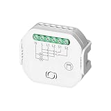 Miratic Smart Lichtschalter und Rolladenschalter Smart mit Wifi Bluetooth und Tuya Smart Life Geräte für Rollläden oder Beleuchtung Montage in Anschlussdose oder DIN-Schiene (Rollladenrelais)