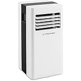 TROTEC PAC 2600 X mobile Klimaanlage 3-in-1 Kühlung, Ventilation, Entfeuchtung Monoblock-Klimagerät 2,6 kW 9.000 BTU/h für Raumgrößen bis 34 m² und 85 m³ 2 Ventilationsstufen