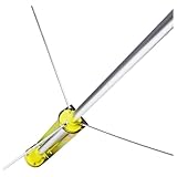 Albrecht 6348 Antenne CB GPA 27, 550cm Leistung 1000W für Gebäude Weiß