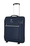 travelite 2 Rad Handgepäck Koffer mit Schloss erfüllt IATA Bordgepäck Maß, Gepäck Serie CABIN: Kompakter Weichgepäck Trolley, 52 cm, 39 Liter