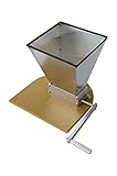 Brewzilla Malzmühle - Edelstahl, Zwei Walzen, Verstellbar, Heimbrauen