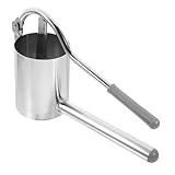 GALPADA 1Pc Manuelle Nudelpresse Nudelmaschine Pressen Nudelmaschine Nudelmaschine Küche Nudelmaschine Maschine Pasta Maker Presser Teig Ravioli Squeeze Edelstahl Silber