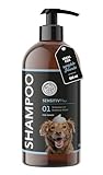 Annimally Sensitiv Plus Shampoo - Natürliches Hundeshampoo für Sensible Hunde & Welpen, Sanfte & ph-neutrale Reinigung mit Kokosöl, ohne Silikone, Parabene & künstliche Duftstoffe - 500 ml