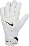 Nike Unisex Kinder Torwarthandschuhe Nk Gk Match Jr - Ho23, White/Pure Platinum/Black, FJ4864-100, 7