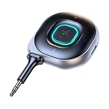 Wireless Auto Adapter - AUX Audio Adapter Low Latenz | Audio Receiver Empfänger Transmitter Adapter Auto für Kopfhörer, Lautsprecher, TV Transmitter Modus oder a