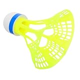 WOONEKY Badminton Federbälle Windresistente Nylon Shuttlecocks für Outdoor und für Präzises Spiel und Skill Verbesserung