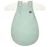Alvi Schlafsack 4-Season Baby Mäxchen 2tlg | Außensack + Innensack | Leichter Kinderschlafsack aus Baumwolle & waschbar | Ganzjahres Babyschlafsack | für Jungen und Mädchen