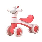 Colcolo Spielzeug zum Aufsitzen, Baby-Balancierrad, kein Pedal, automatische Blasenfunktion, 4 geräuschlose Räder vom Stehen bis zum Laufen für 1-Jährige,
