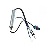 Audioproject A191 - Autoradio Antennenadapter Fakra Stecker DIN Phantomeispeisung kompatibel mit VW AUDI Skoda Opel Mercedes Peugeot Renault Seat Auto Radio Antenne Adapter Kabel