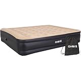 AVENLI Premium Luftmatratze selbstaufblasend 203x157x47 cm Selbstaufblasbares Luftbett 2 Personen mit Integrierter Pumpe, Tragbar, Beflocktes Oberteil, Gästebett & Campingbett