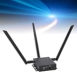 Cuifati 4G LTE -Router mit SIM -Kartensteckplatz, 300 Mbit/S Entsperrte Drahtlose WLAN -Internetrouter mit 3pcs Nicht Abnehmbaren Antennen Europäischen Version für Home/Office