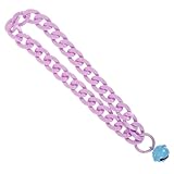 Sosoport Glockenhalsband für Haustiere Hunde hundekragen Halsband Hunde Dog Collars Hasendekoration Katzenhalsband zartes Hundehalsband schönes Welpenhalsband Acryl Violett