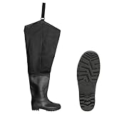 Artmas Seestiefel Watstiefel Anglerstiefel Hüftstiefel Fischerstiefel (WOD2) (39 EU)