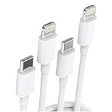 USB C Lightning Kabel,iPhone Ladekabel [2Pack 2M+1M] Apple MFi Zertifiziert Kabel für iPhone 14 Pro Max Plus/13/12/11/SE/XR/XS/iPad usb c Schnellladekabel Geeignet für Verwendung mit USB C Ladegeräte