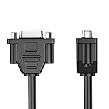 CHIZISX VGA FEMAL FEMAL TOME Verlängerungskabel 30 Cm Für Projektoren PC Monitore PC High Clear VGA Kabel 30 Cm / 11.81 Zoll Langer Laptop Adapter
