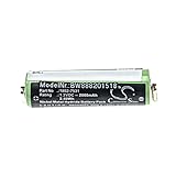 vhbw Akku kompatibel mit Moser ChroMini 1591, 1591B, 1591Q Rasierer Haarschneider (2000mAh, 1,2V, NiMH)