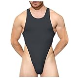 Herren Spitzenbody Kurzarm Einteiler Stringbody Bodysuit Sissy Dessous Sexy Overall Reizwäsche Eng Gymnastik Elastisch String Body Spitze Unterwäsche Unterhemd BodybuildingKleidung