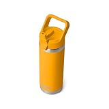 YETI Rambler 530 ml Flasche, vakuumisoliert, Edelstahl mit Strohhalmkappe, Imker