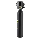 LANNADD Mini-Tauchflasche, Mit 0,5-Liter-Tank Mit 5 Bis 10-Minuten-Sauerstoffflasche Tauchausrüstung Tragbare Tauchausrüstung, für Freizeittauchen Flussrettung Tauchpraxis und Schnorcheln