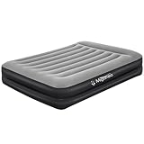 Miganeo Premium Luftbett | XL 203 x 152 x 46 cm | | integriete Elektropumpe | antimikrobielle Oberfläche | bis 300 kg