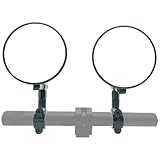 Maoyubelt motorrad spiegel e-geprüft, E24 Geprüft, 2 Stück Lenkerspiegel, mit Zwei 22mm Spiegel Halterungen, Runde Lenkerendenspiegel, Kompatibal mit die meisten Motorradmarken, Streetbikes, ATVs