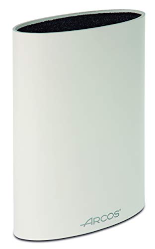 Arcos Messerblock - Universal Block zu Messer bis 20 cm - Gemacht aus Thermoplastisches Elastomer 220 x 160 x 65 mm - Farbe Weiße