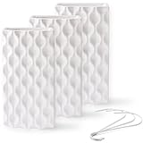 Ligano® Heizkörper Luftbefeuchter mit Wellenmotiv – Keramik Wasserverdunster für die Heizung – 3 Stück