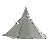 YTGDBDG Heiße Zelte Outdoor-Zelte Tipi mit Ofenloch Wasserdichtes Familienpyramidenzelt Camping Rucksackreisen Wandern Bergsteigen Beheizter Unterschlupf